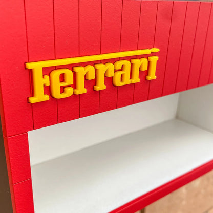 Perchero de pared para llaves Ferrari para coches a escala: artículo exclusivo hecho a mano