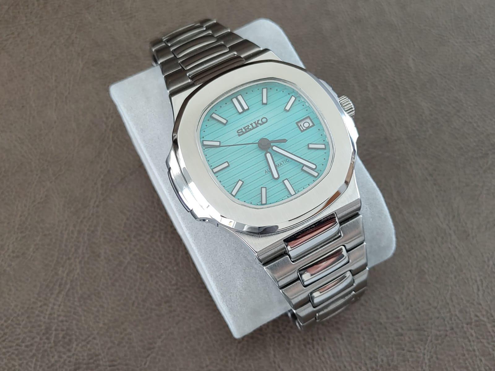 Seiko NH35 Nautilus 40mm Tiffany - Brazilian Shop