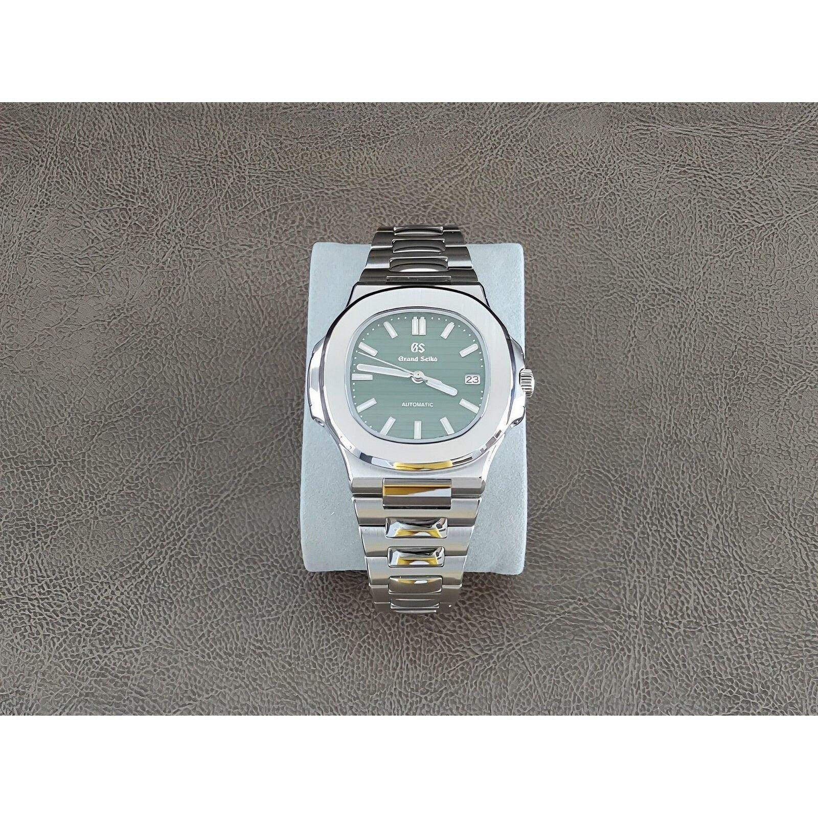 Seiko NH35 Nautilus 40mm Olive Green Dial - Brazilian Shop