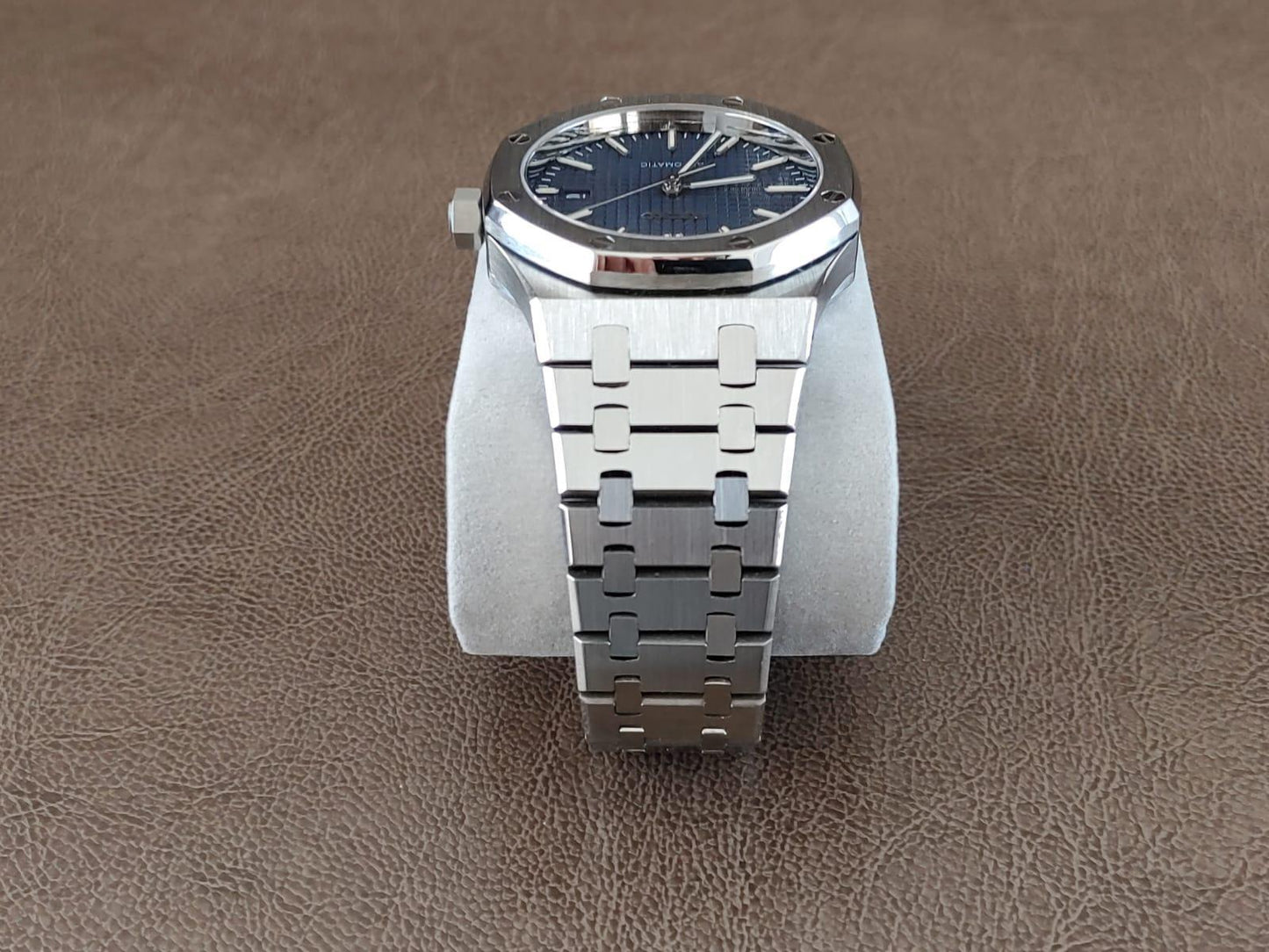 Seiko NH35 Royal Oak 41mm Navy Blue - Brazilian Shop