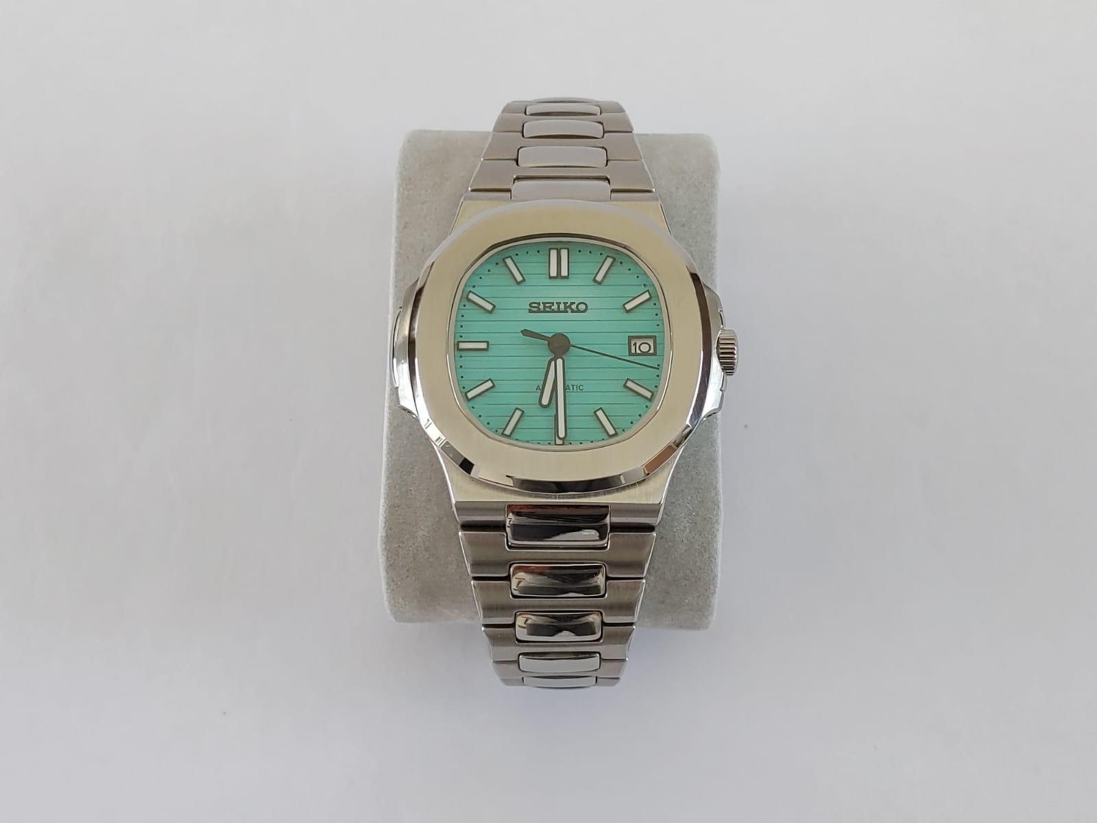 Seiko NH35 Nautilus 40mm Tiffany - Brazilian Shop