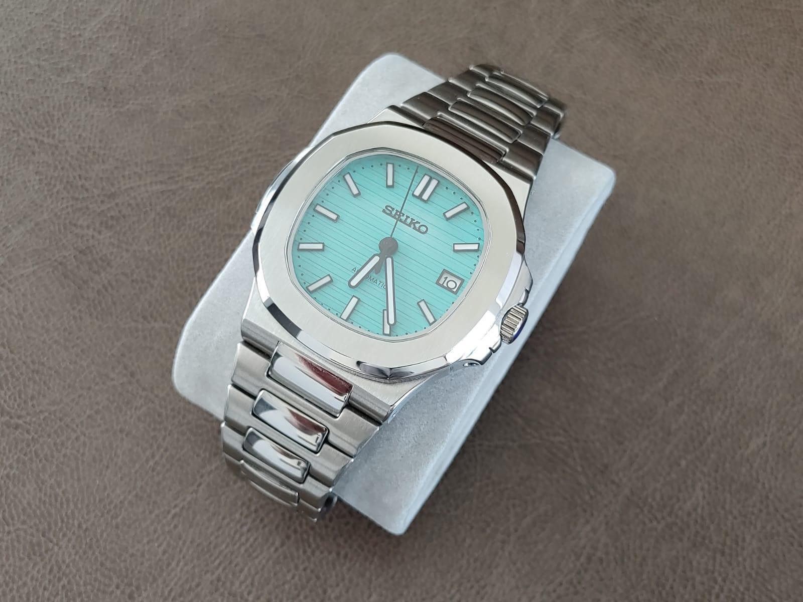 Seiko NH35 Nautilus 40mm Tiffany - Brazilian Shop