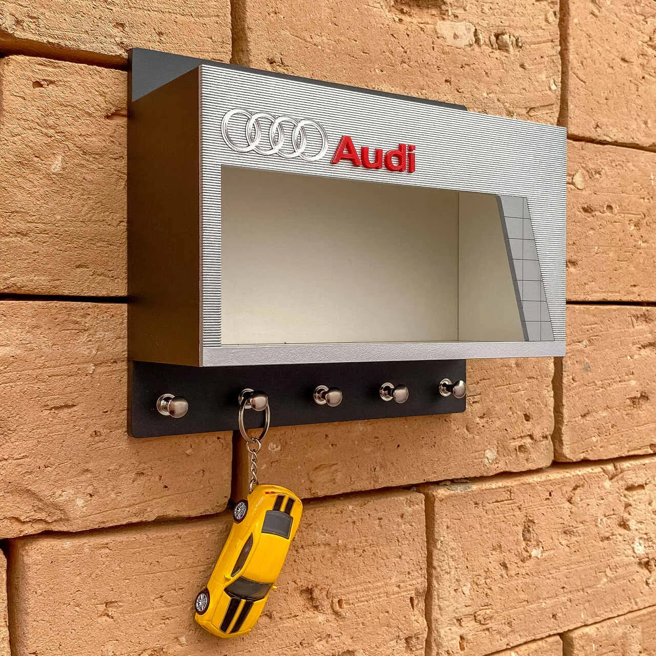 Audi Dealership Wall Key Hook Rack For Model Cars - Exclusive Handmade-7