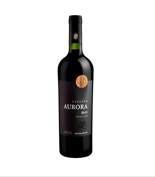 Aurora Reserva Merlot Dry Red Wine 750ml - Serra Gaucha - Brazilian Shop
