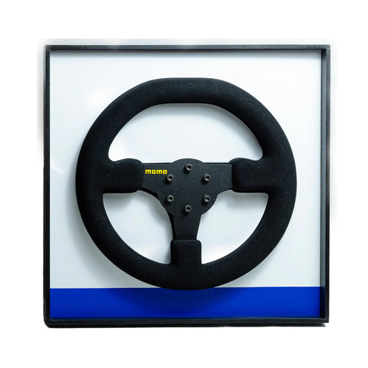 Ayrton Senna 1984 Toleman TG184 Steering Wheel 3D Wall Art (Team Livery)