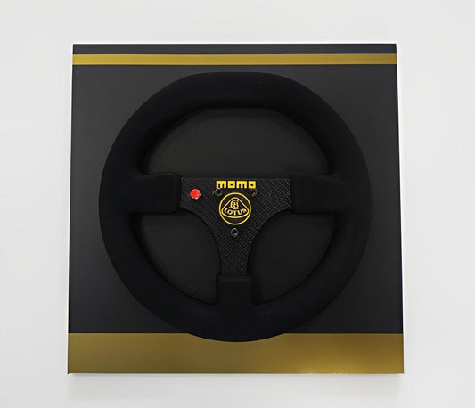 Ayrton Senna 1985 Lotus 97T Steering Wheel 3D Wall Art - Brazilian Shop