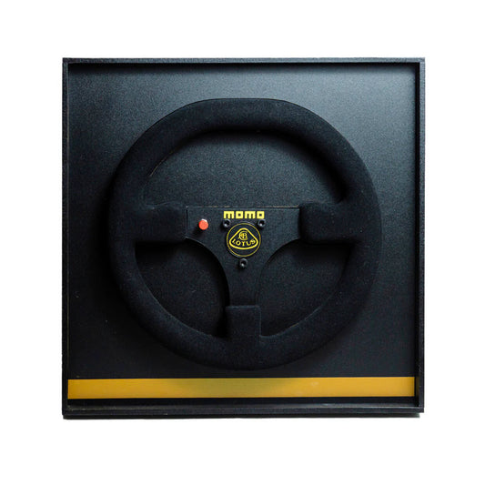 Ayrton Senna 1985 Lotus 97T Steering Wheel 3D Wall Art (Team Livery)