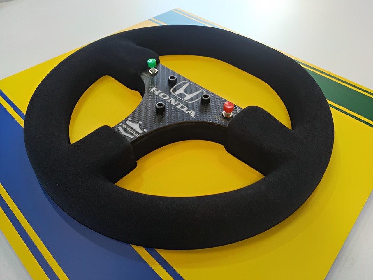 Ayrton Senna 1988 McLaren MP4/4 Steering Wheel 3D Wall Art (Helmet) - Brazilian Shop