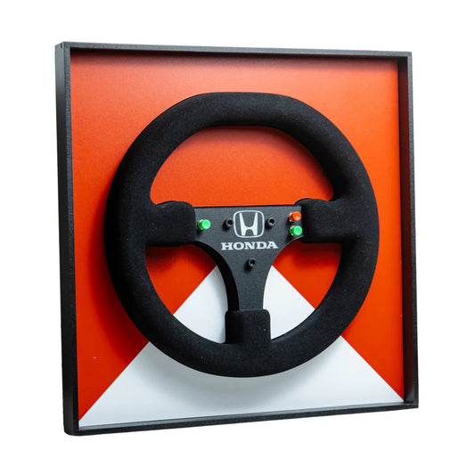 Ayrton Senna 1990 McLaren MP4/5B Steering Wheel 3D Wall Art (Team Livery)
