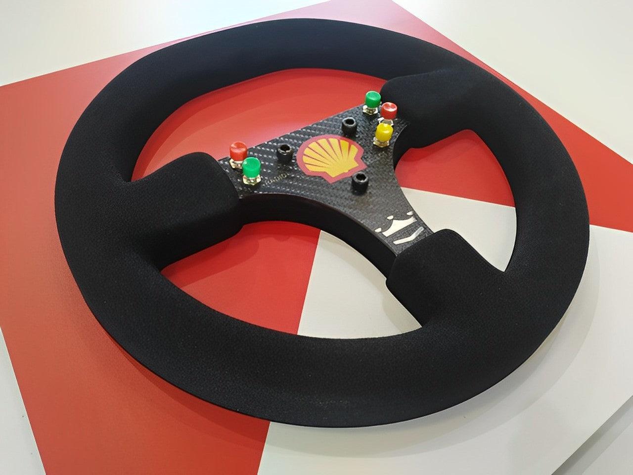 Ayrton Senna 1991 McLaren MP4/6 Steering Wheel 3D Wall Art - Brazilian Shop