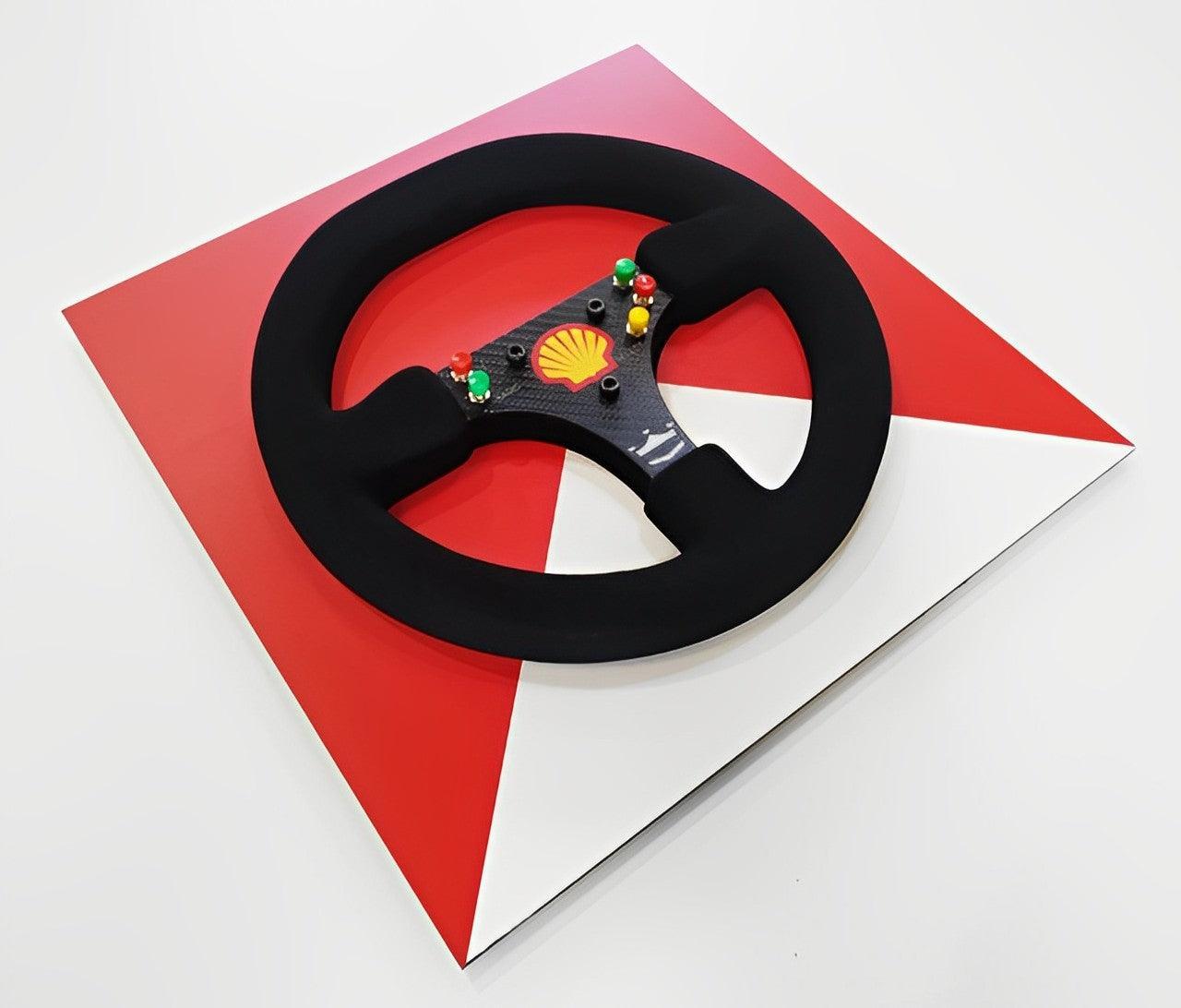 Ayrton Senna 1991 McLaren MP4/6 Steering Wheel 3D Wall Art - Brazilian Shop