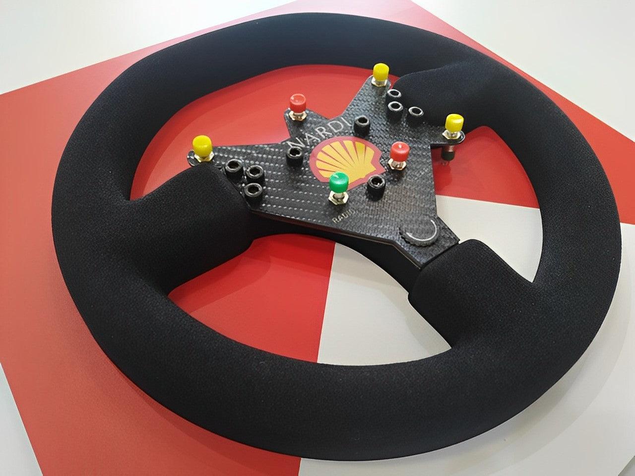 Ayrton Senna 1993 McLaren MP4/8 Steering Wheel 3D Wall Art - Brazilian Shop