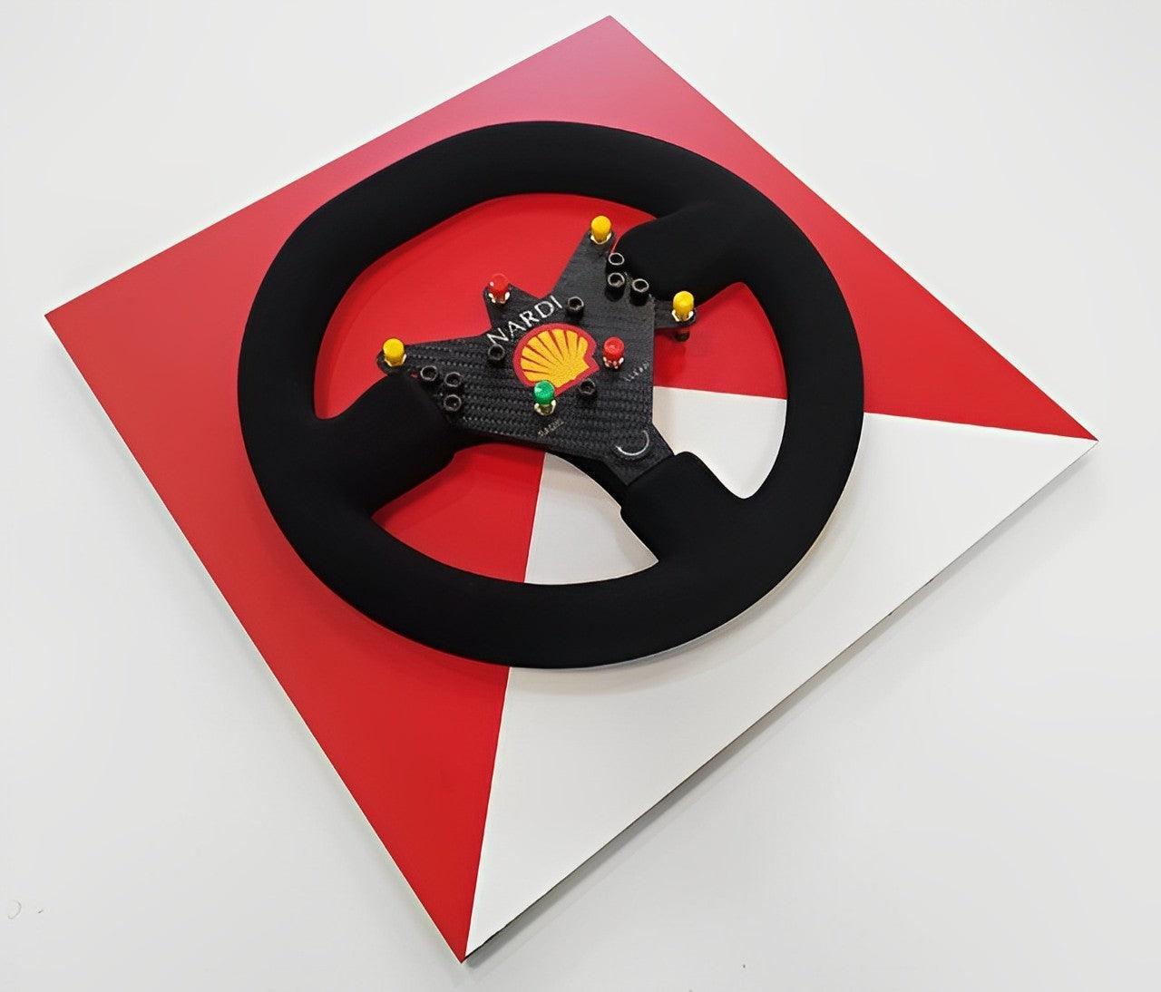 Ayrton Senna 1993 McLaren MP4/8 Steering Wheel 3D Wall Art - Brazilian Shop