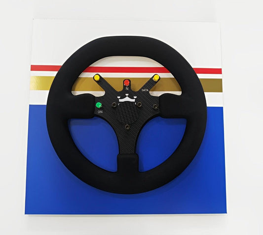 Ayrton Senna 1994 Williams FW16 Steering Wheel 3D Wall Art - Brazilian Shop