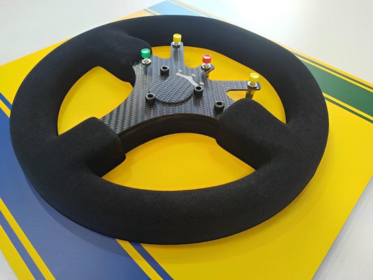 Ayrton Senna 1994 Williams FW16 Steering Wheel 3D Wall Art (Helmet) - Brazilian Shop