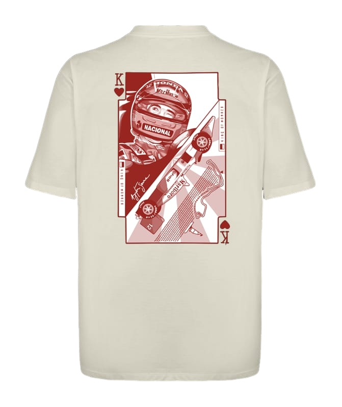Ayrton Senna King of Monaco Tee – Off White