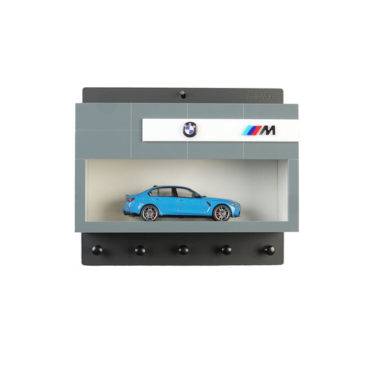 BMW M Wall Key Hook Rack - Scale Model Car Display Case