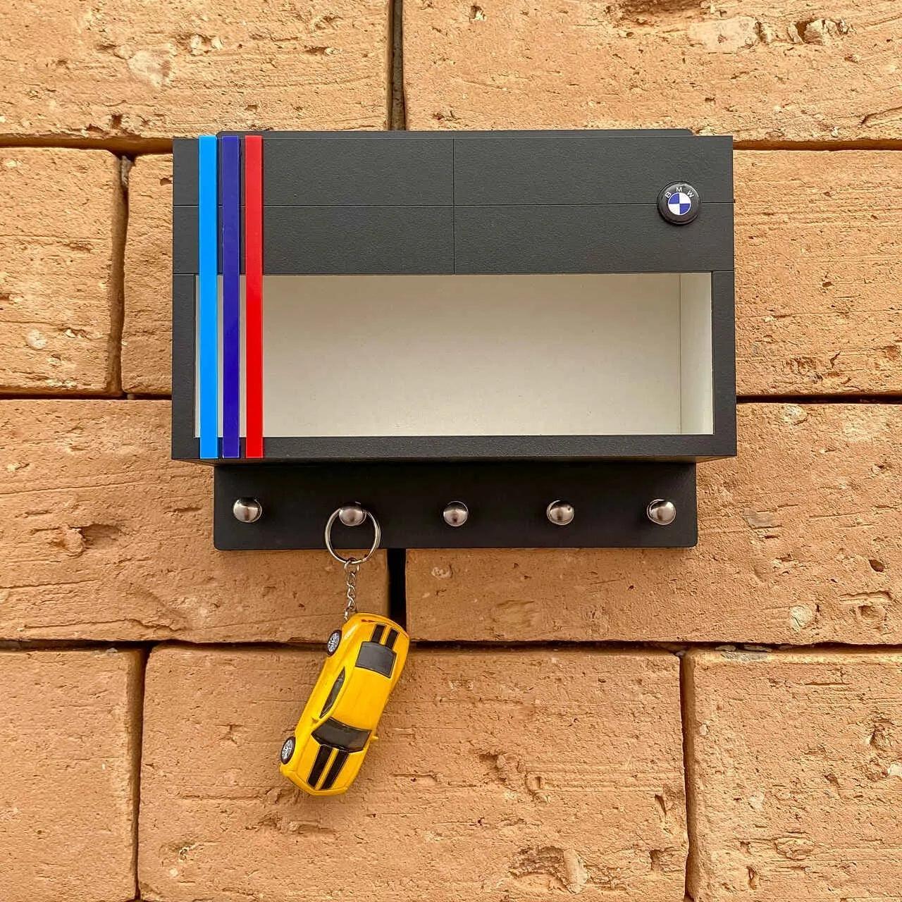 BMW M Wall Key Hook Rack For Model Cars - Exclusive Handmade Item - Brazilian Shop