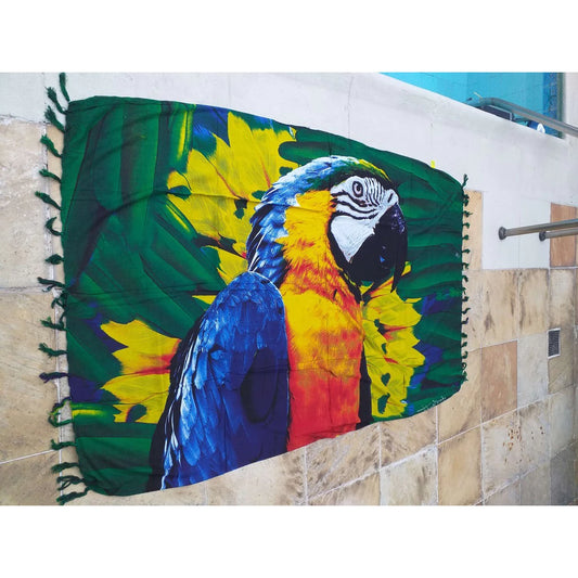 Canga Arara Azul - Hyacinth Macaw Brazilian Beach Towel