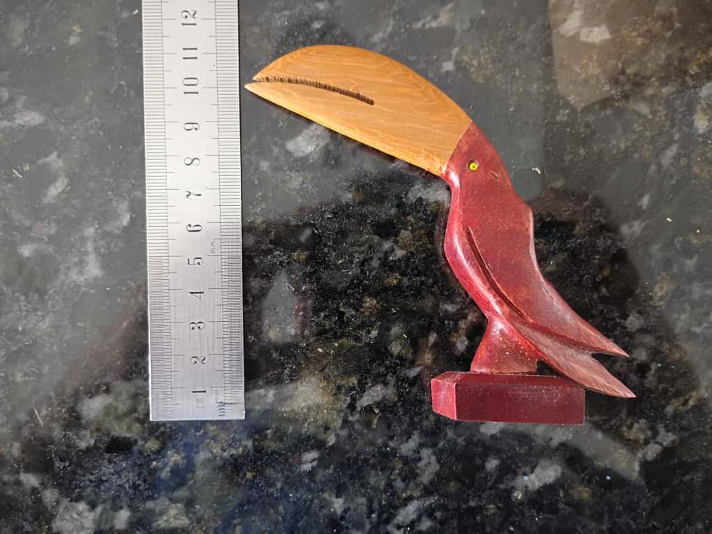 Handcrafted Wooden Toucan – Sustainable Brazilwood