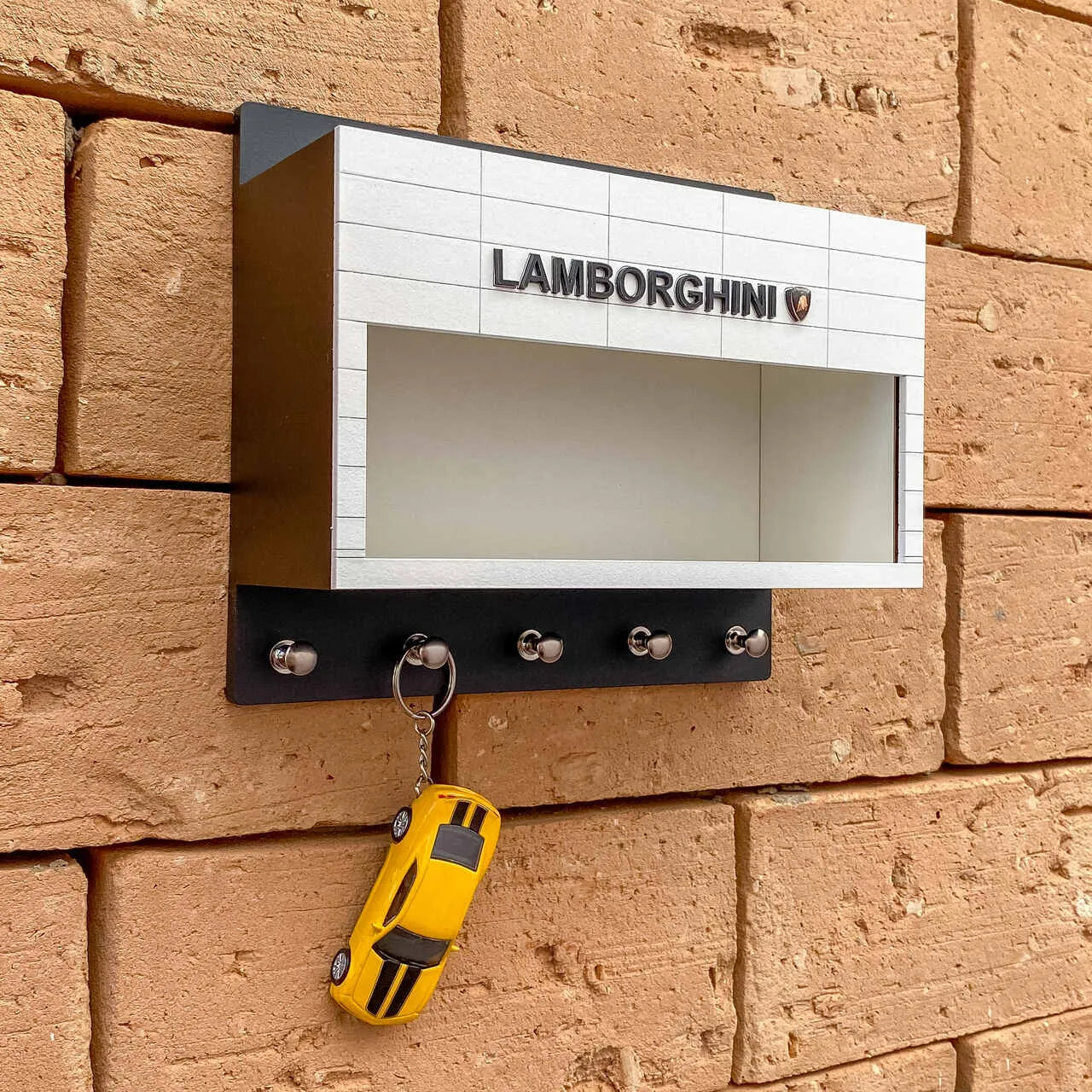 Lamborghini Wall Key Hook Rack For Model Cars - Unique Handmade Item