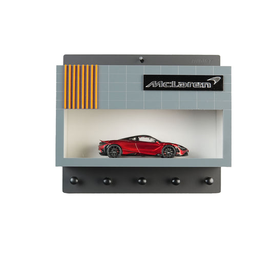 McLaren Wall Key Hook Rack - Scale Model Car Display Case