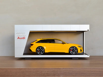 Premium Display Case for 1:18 & 1:24 Scale Models – Audi Edition