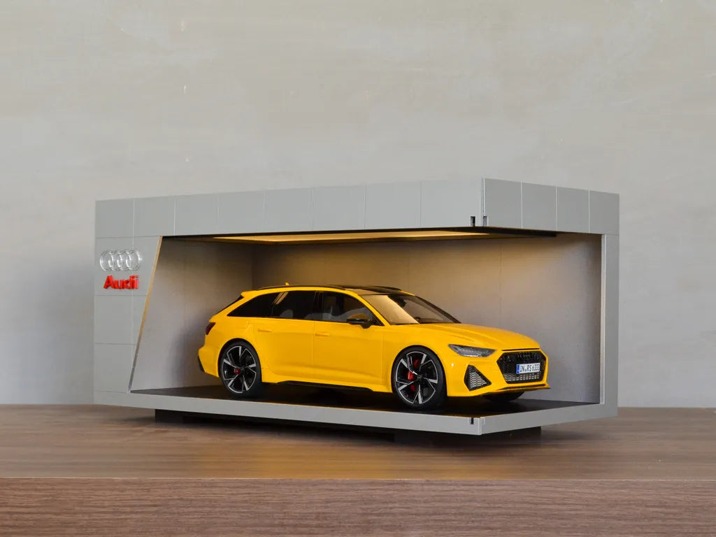 Premium Display Case for 1:18 & 1:24 Scale Models – Audi Edition