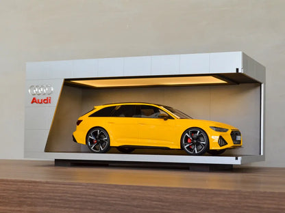 Premium Display Case for 1:18 & 1:24 Scale Models – Audi Edition