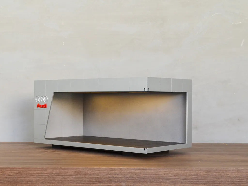 Premium Display Case for 1:18 & 1:24 Scale Models – Audi Edition