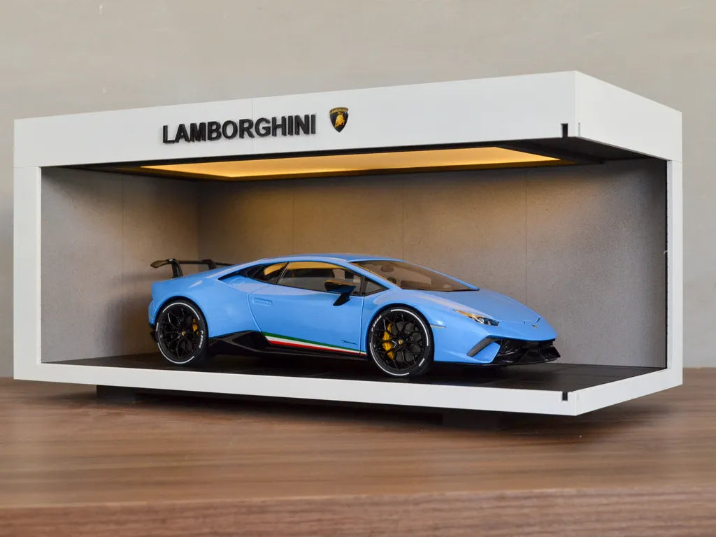 Premium Display Case for 1:18 / 1:24 Scale Models – Lamborghini Edition