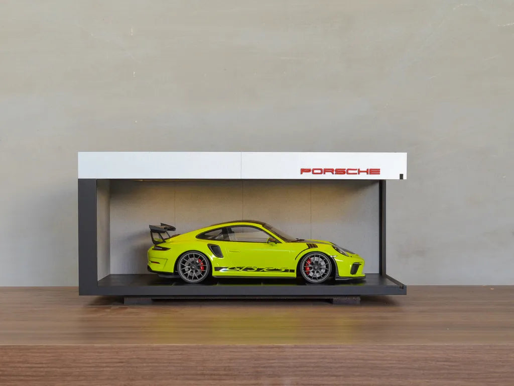 Premium Display Case for 1:18 & 1:24 Scale Models – Porsche Edition