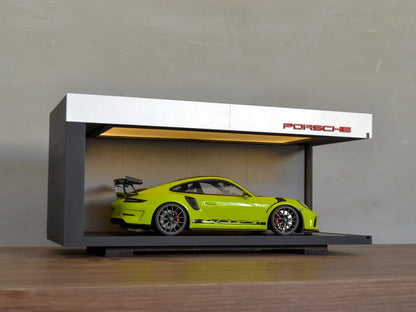 Premium Display Case for 1:18 & 1:24 Scale Models – Porsche Edition