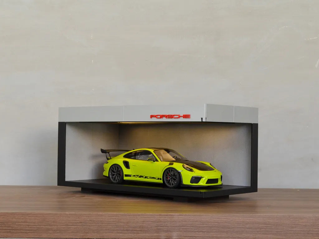 Premium Display Case for 1:18 & 1:24 Scale Models – Porsche Edition