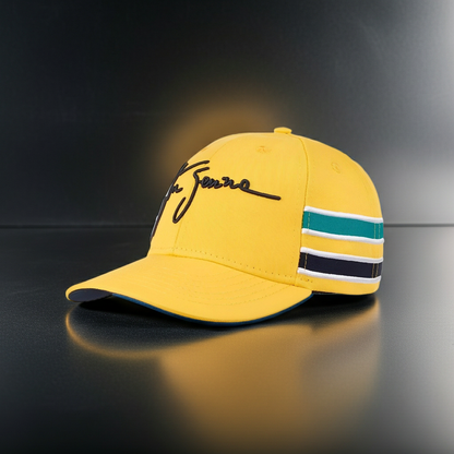Auténtico casco ID Cap de Ayrton Senna, colección para aficionados: artículo oficial