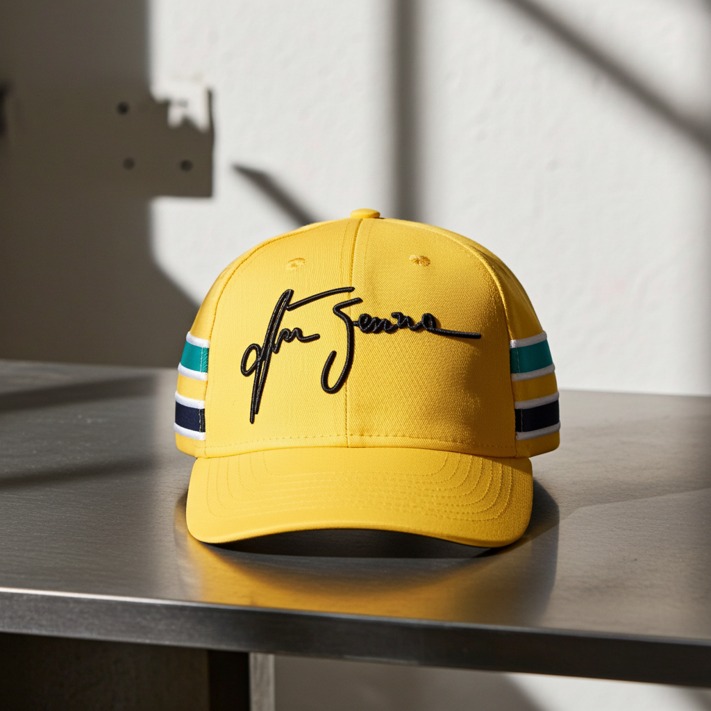 Auténtico casco ID Cap de Ayrton Senna, colección para aficionados: artículo oficial