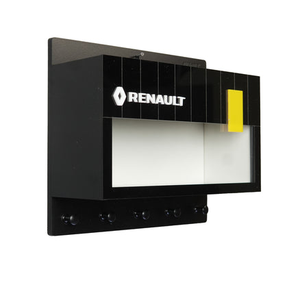 Renault Wall Key Hook Rack - Scale Model Car Display Case