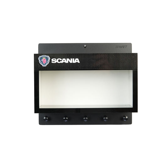 Scania Wall Key Hook Rack - Scale Model Truck Display Case