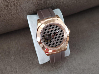 Seiko NH38 Hemicube Guilloche - Exclusive Dial from Lucius Atelier - Brazilian Shop
