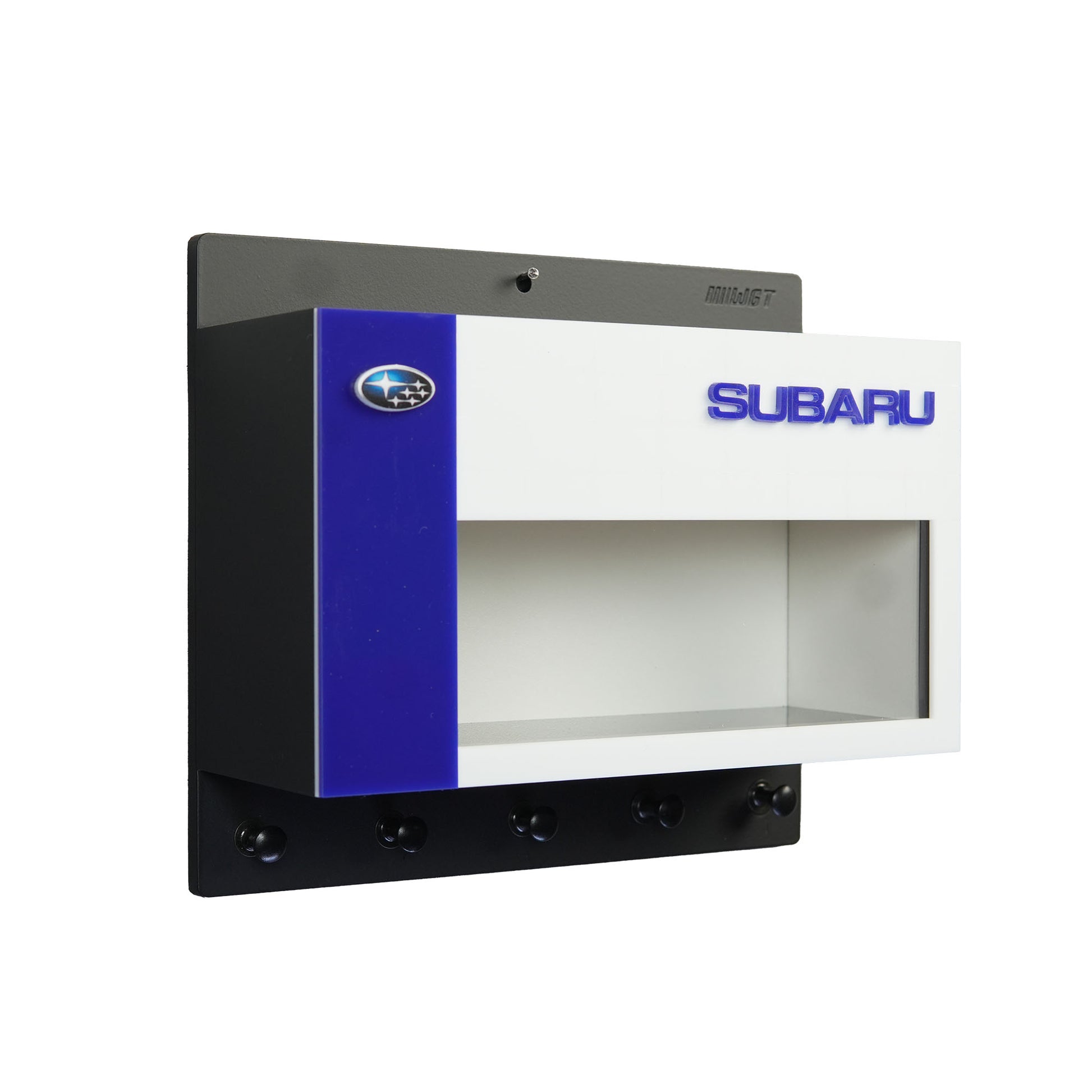 Subaru Wall Key Hook Rack - Scale Model Car Display Case