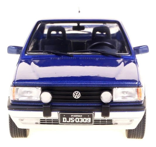 Volkswagen Gol GTI 1989 Blue 1/24 Diecast Model Car