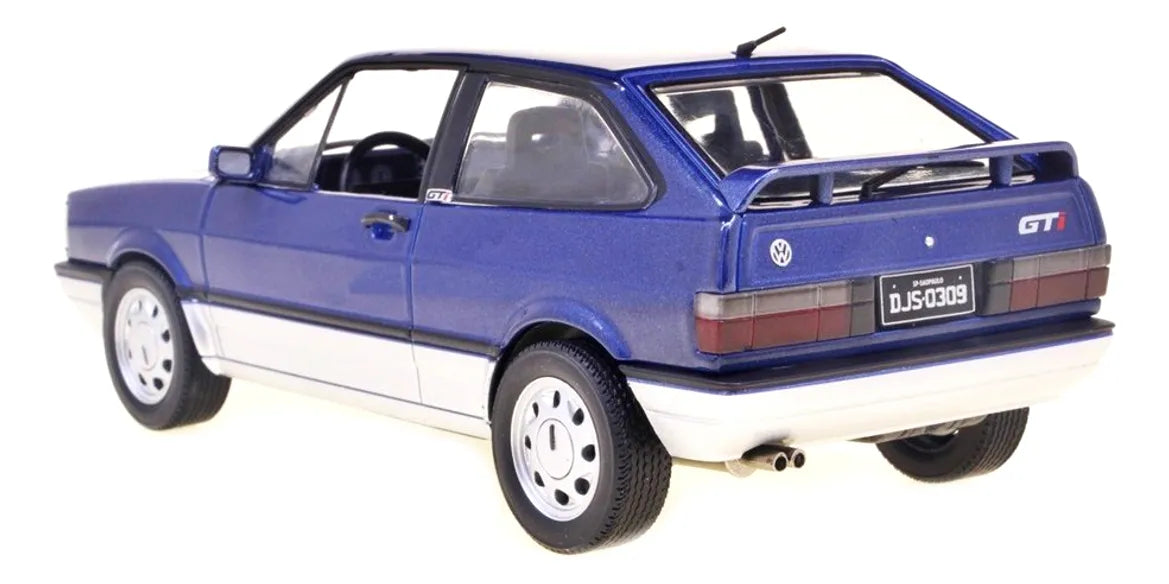 Volkswagen Gol GTI 1989 Blue 1/24 Diecast Model Car