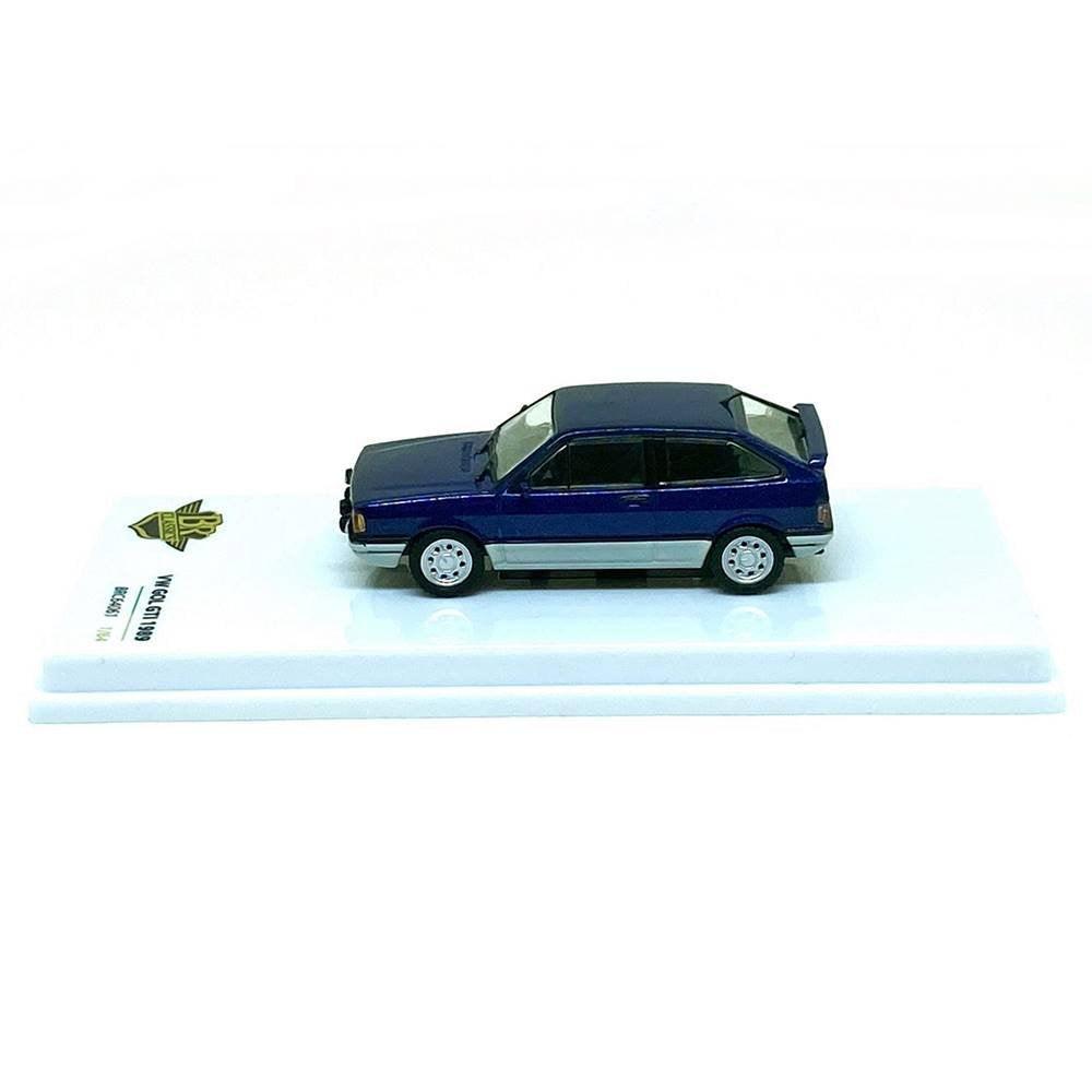 Volkswagen Gol GTI (1989) Monaco Blue | 1:64 Diecast | BR Classics - Brazilian Shop