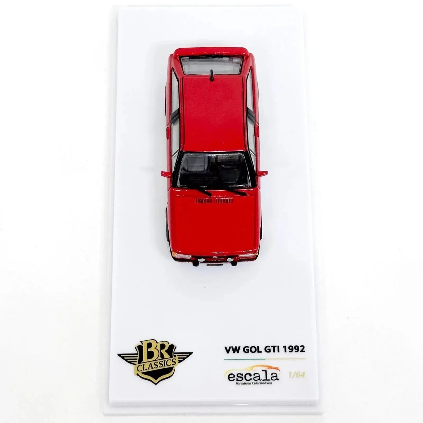 Volkswagen Gol GTI (1992) Red | 1:64 Diecast | Exclusive | BR Classics - Brazilian Shop