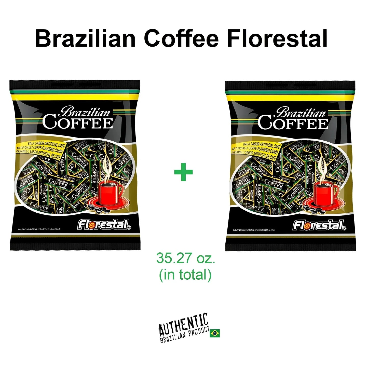 Florestal Brazilian Coffee 35.27 oz (Pack of 2) - Cafe Candy