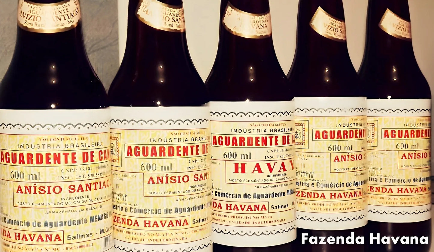 Cachaça Anísio Santiago 600ml 47%vol. (ABV 47%) - Edição Especial do Alambique Havana