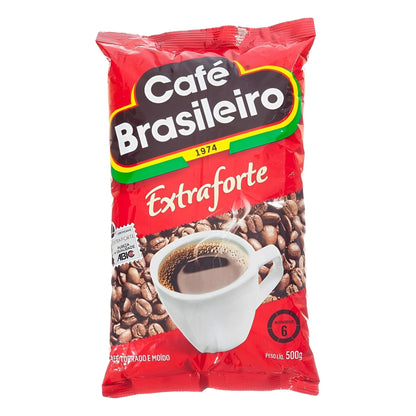 Cafe Brasileiro Extra Strong 17.64 oz (Pack of 2) - Brazilian Coffee