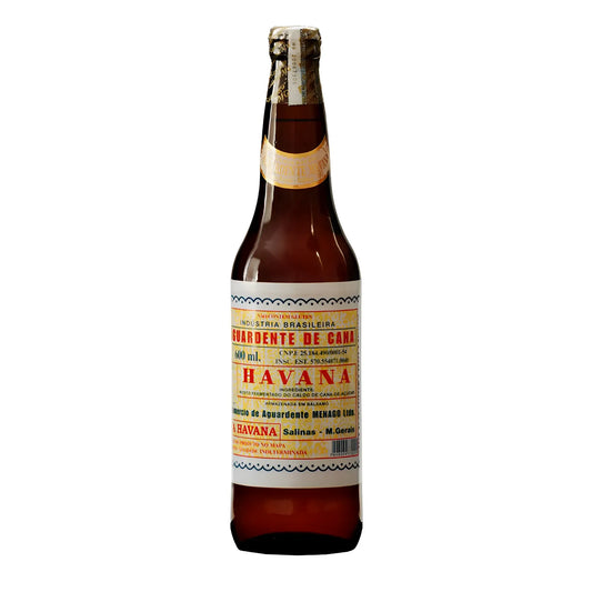 Cachaca Havana 600ml 47% vol. (ABV 47%) El ícono de las cachacas artesanales brasileñas
