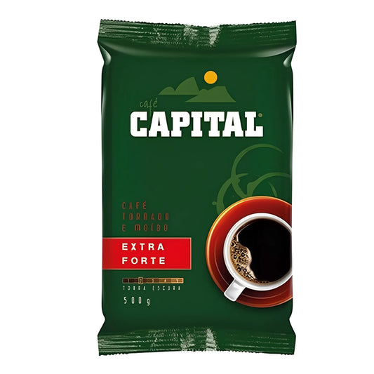 Café extra fuerte Capital 17,64 oz (paquete de 2)