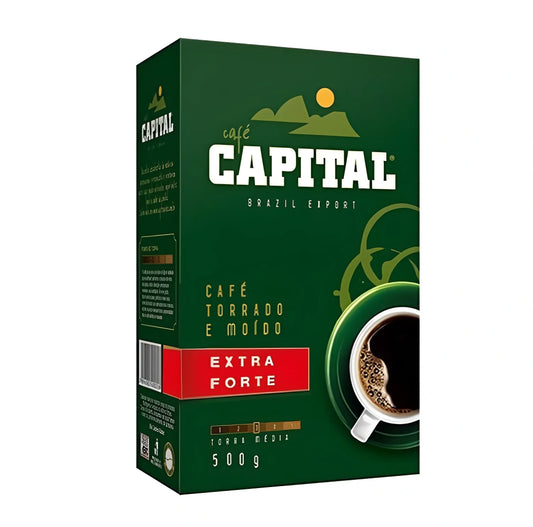 Café extra fuerte Capital envasado al vacío, 17,64 oz (paquete de 2)